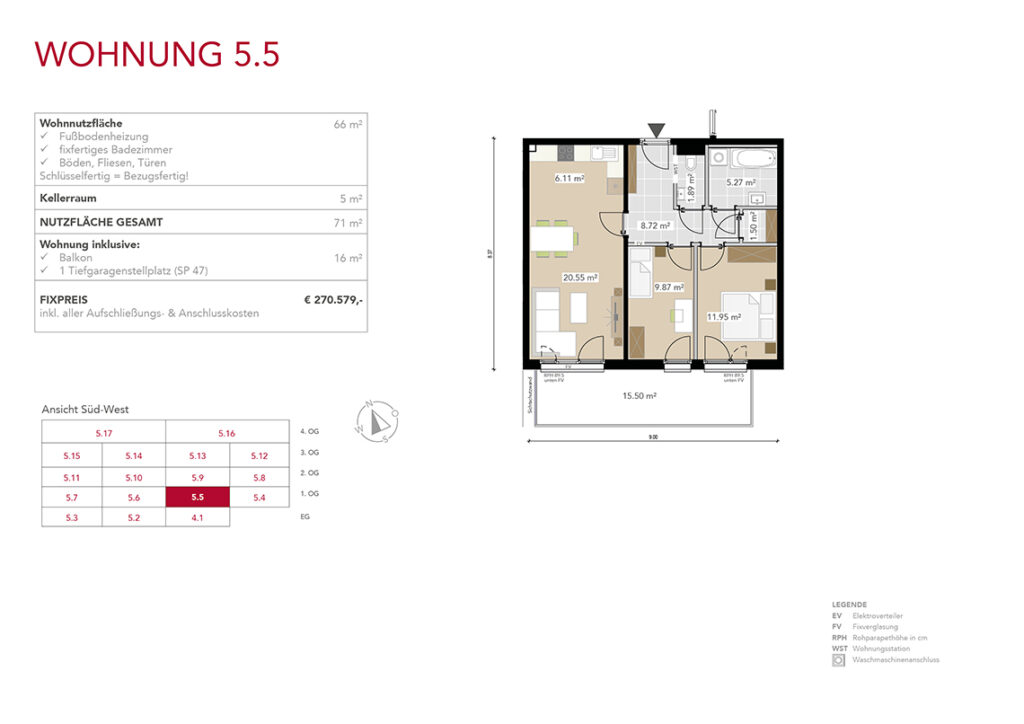 Wohnung 5.5