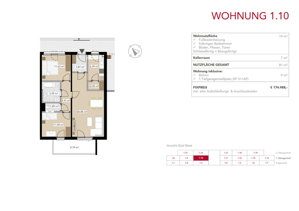 Wohnung 1.10