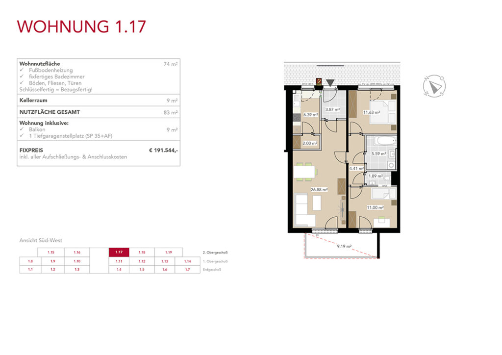 Wohnung 1.17