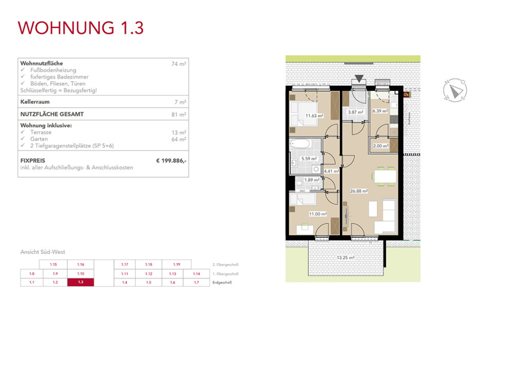 Wohnung 1.3