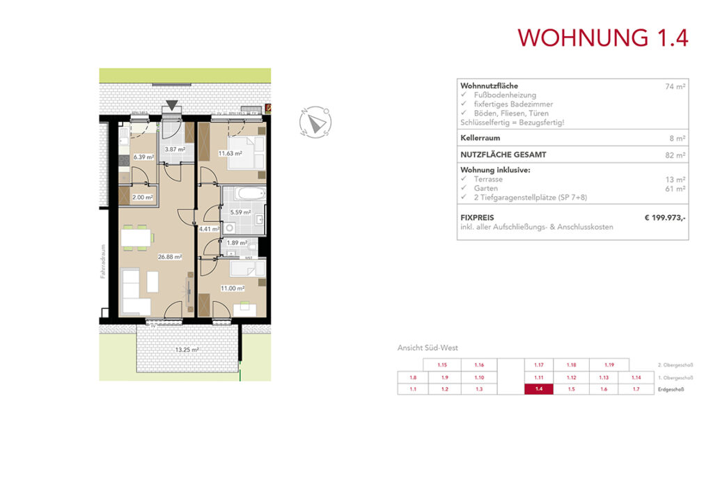 Wohnung 1.4