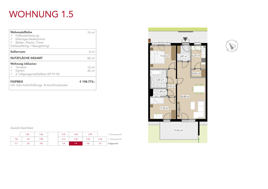 Wohnung 1.5