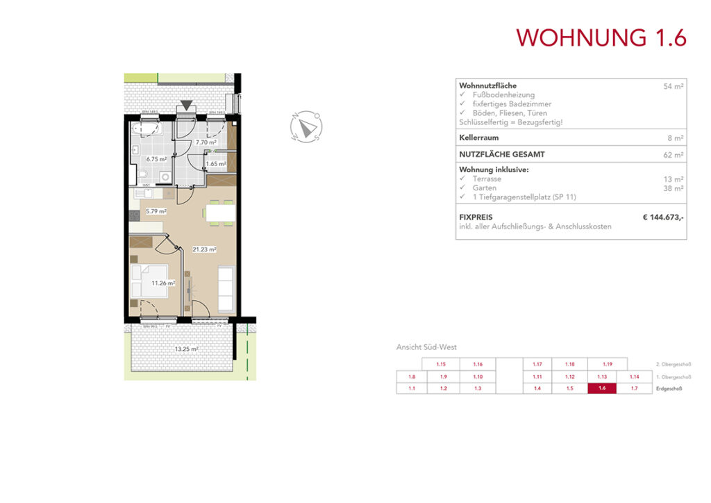 Wohnung 1.6