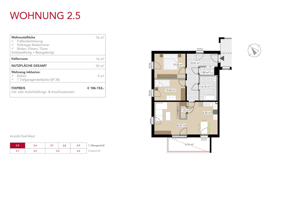 Wohnung 2.5