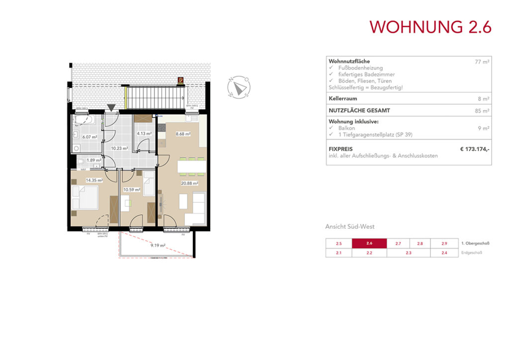 Wohnung 2.6